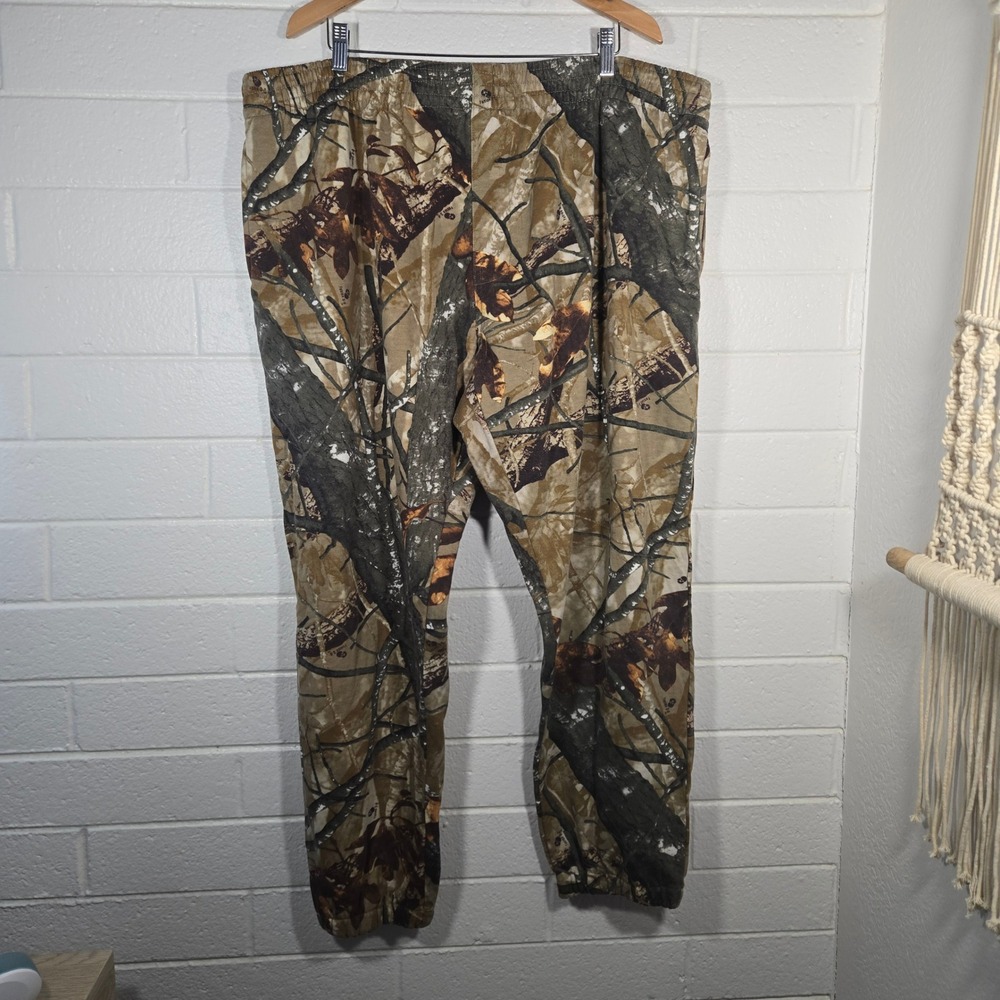 Vtg Camo Jogger Sweatpants Mens 3XL Streetwear Hunting Brown Baggy Y2K Workwear